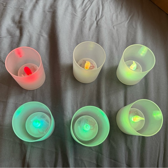 Colorful LED Candle Set - Picture 4 of 6